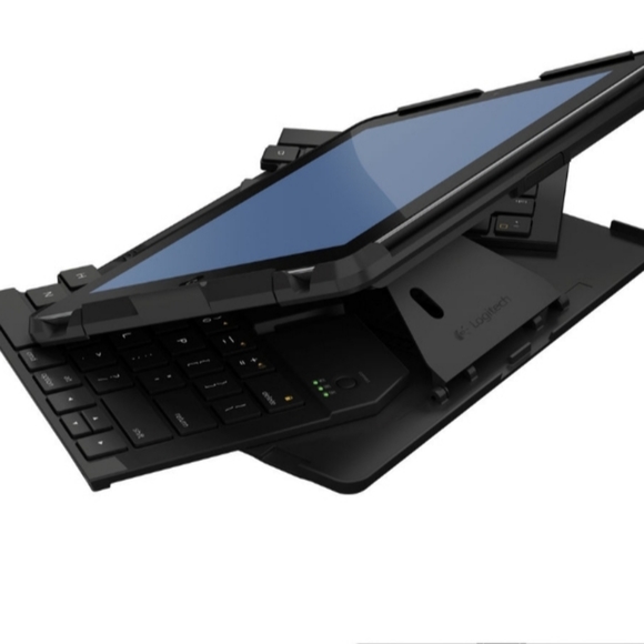 LOGITECH FOLD UP BLUETOOTH TABLET KEYBOARD & STAND APPLE IPAD 2 Y-R0026 Foldup - Picture 5 of 5